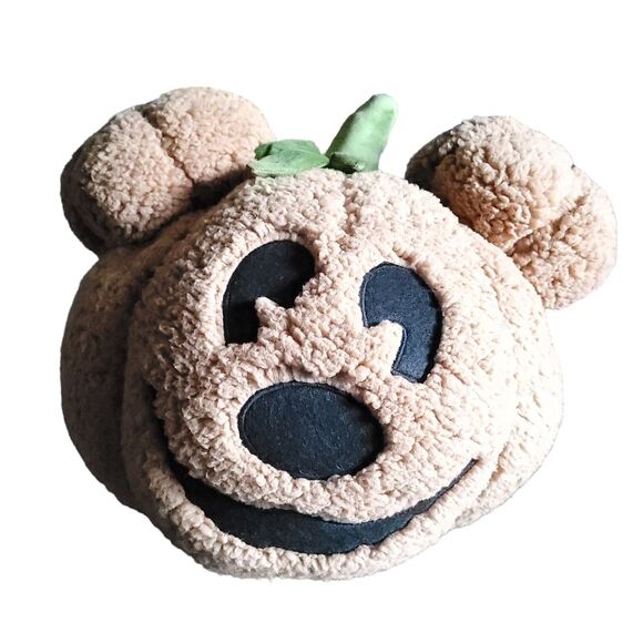 Magical Little Babes Mickey Pumpkin Jack O’ Lantern Sherpa Pillow VHTF
